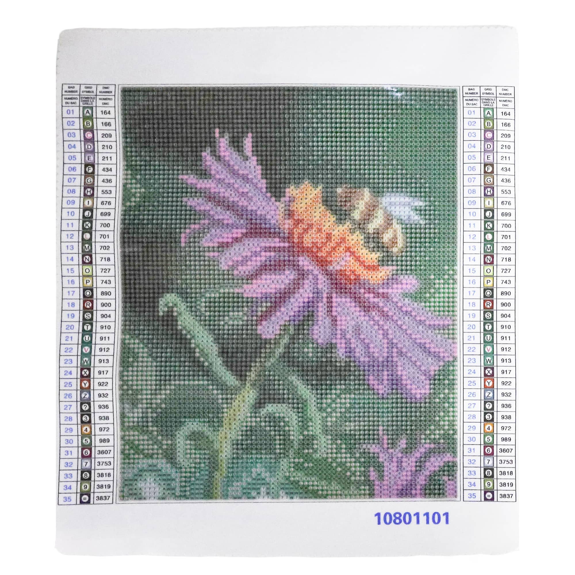 8" x 10" Flower & Bee Diamond Art Kit by Make Market®